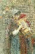Anders Zorn i talienska gatumusikanter USA oil painting artist